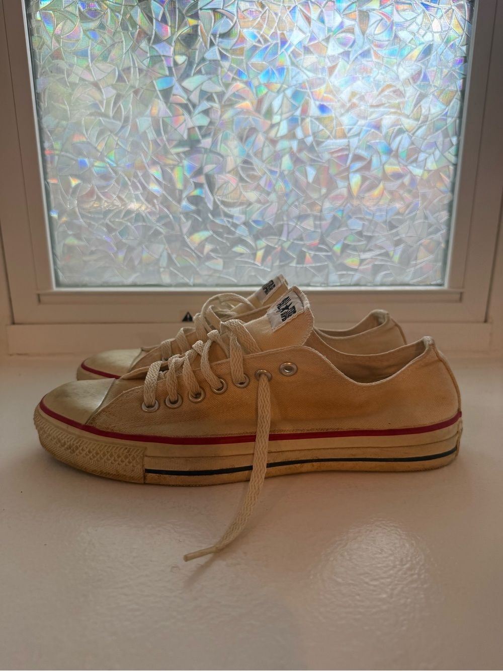 Converse All Stars | Low Cut | Cream | made in USA | Ca. Late 1990s - Picture 3 of 8